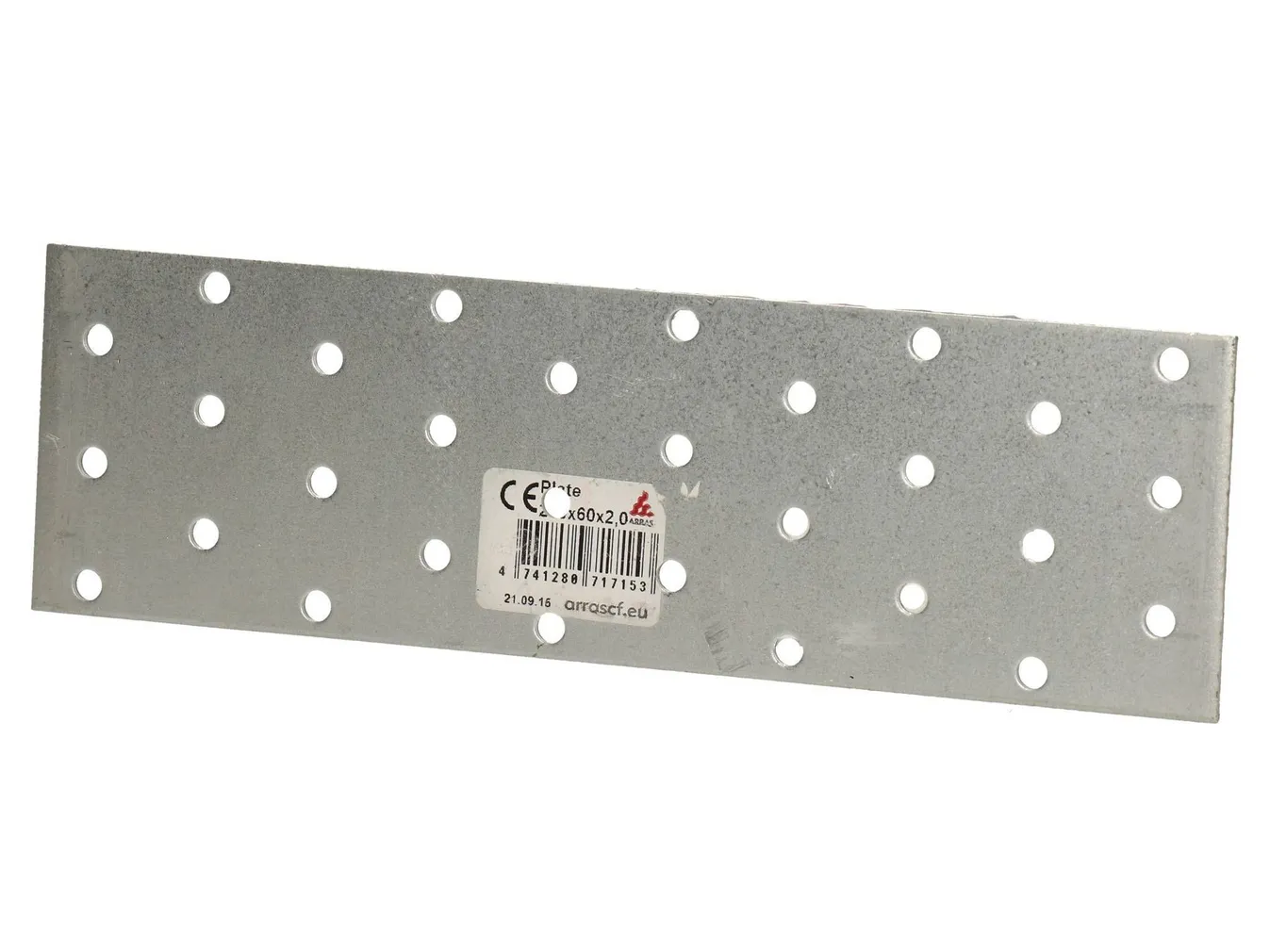 NAELUTUSPLAAT ARRAS 60X200X2,0 ZN