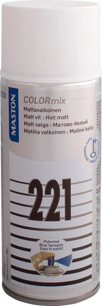 AEROSOOLVÄRV VALGE MATT 400ML
