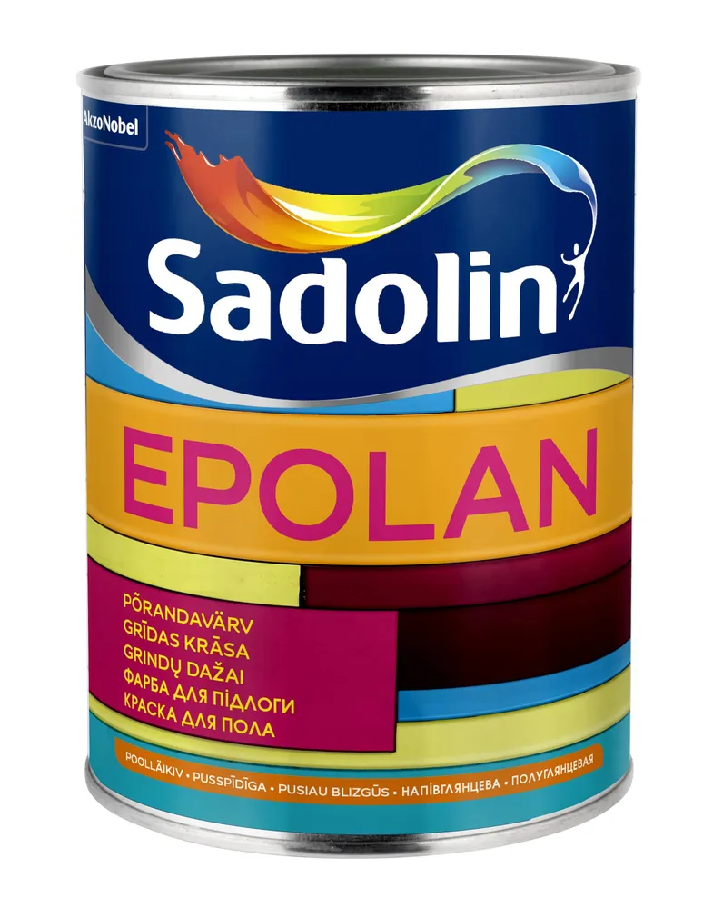 PÕRANDAVÄRV SADOLIN EPOLAN 1L VALGE POOLLÄIKIV