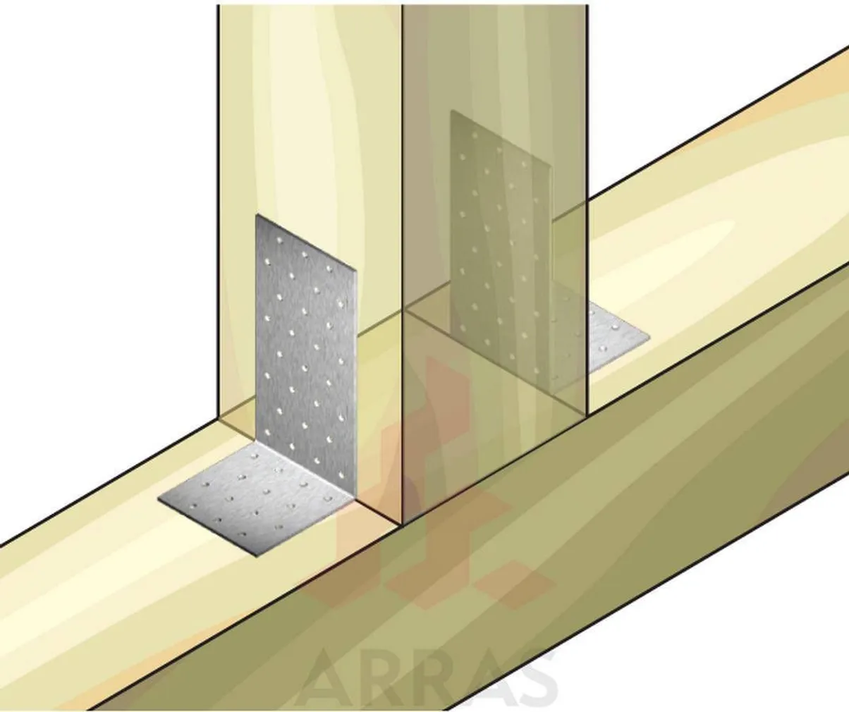 NAELUTUSNURK ARRAS 200X100X100X2,5 ZN