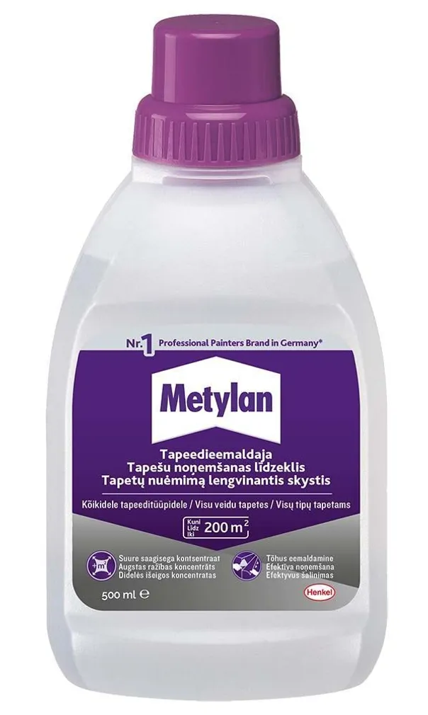 TAPEEDIEEMALDAJA METYLAN 500ML