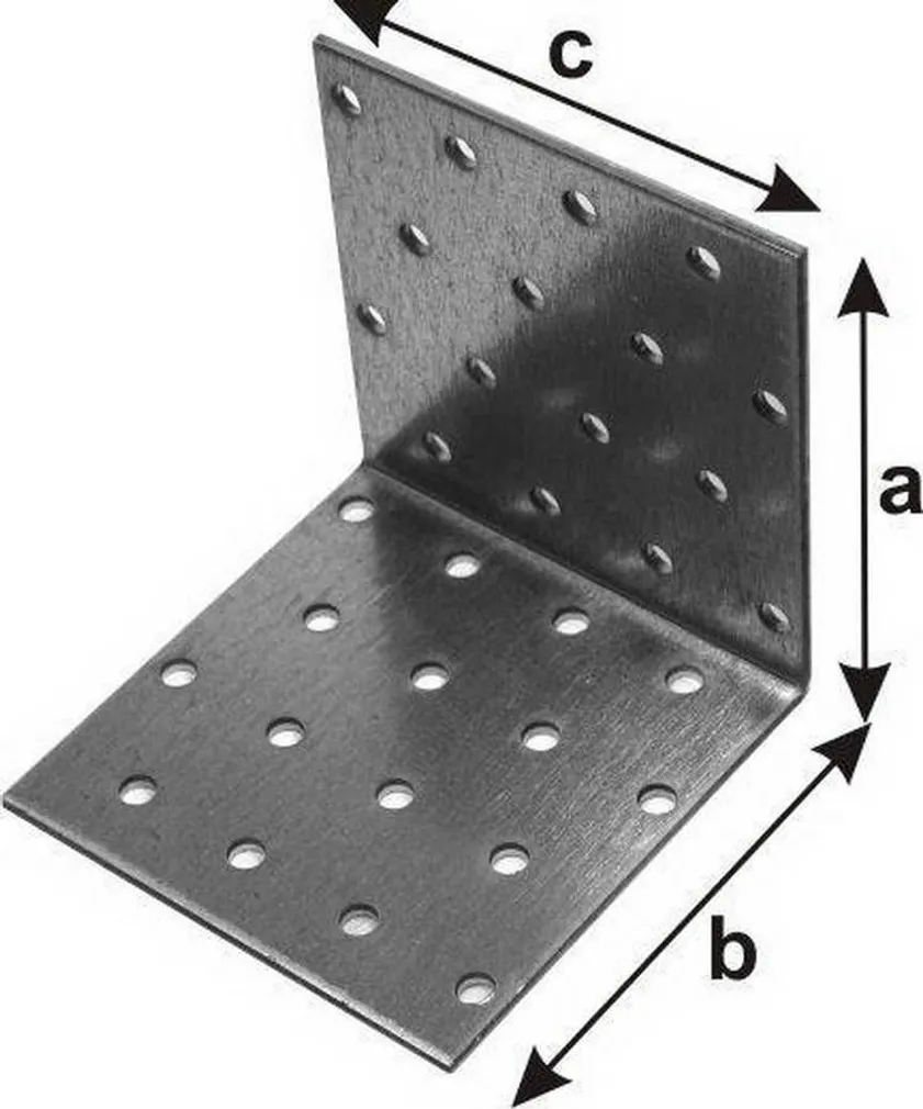 NAELUTUSNURK ARRAS 60X60X50X2,0 ZN