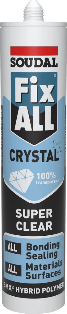 LIIMHERMEETIK SOUDAL FIX ALL CRYSTAL 290ML LÄBIPAISTEV