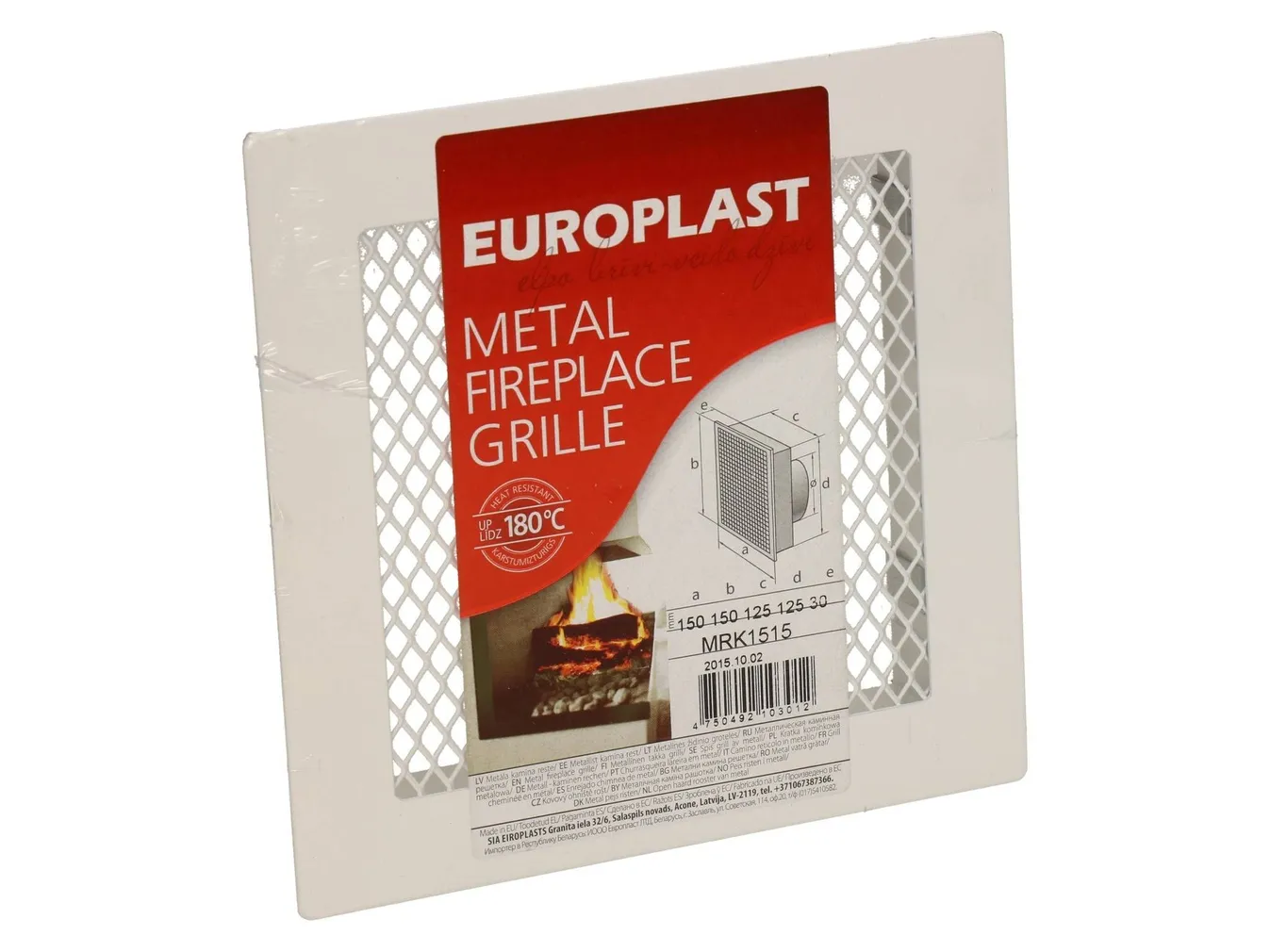 KAMINAREST 150*150 MET.VALGE