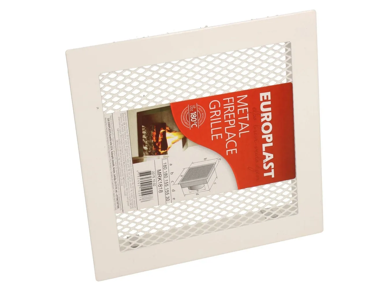 KAMINAREST 180*180 MET.VALGE