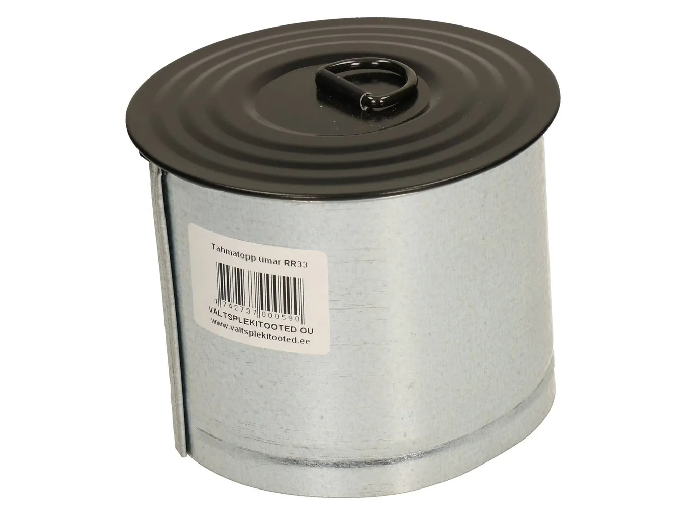 TAHMATOPP ÜMAR 100MM MUST