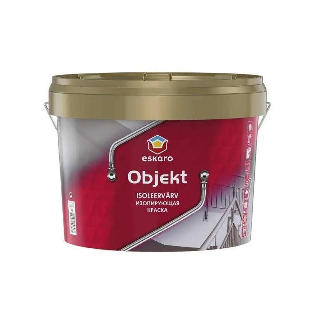 ISOLEERVÄRV ESKARO OBJEKT 9L VALGE TÄISMATT