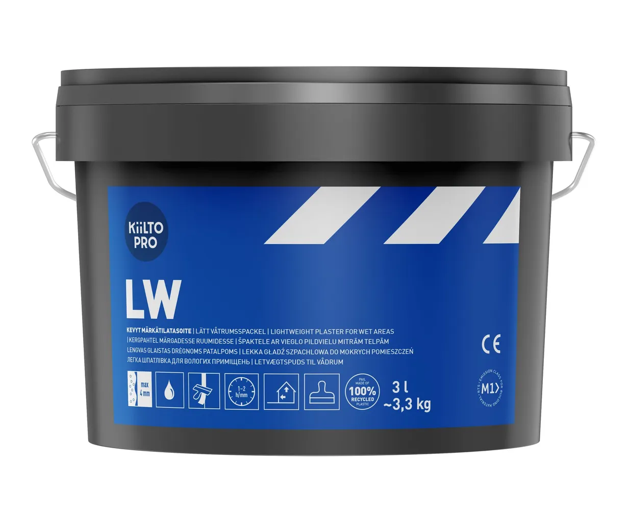 NIISKUSKINDEL VALMISPAHTEL KIILTO PRO LW 3L/3,3KG
