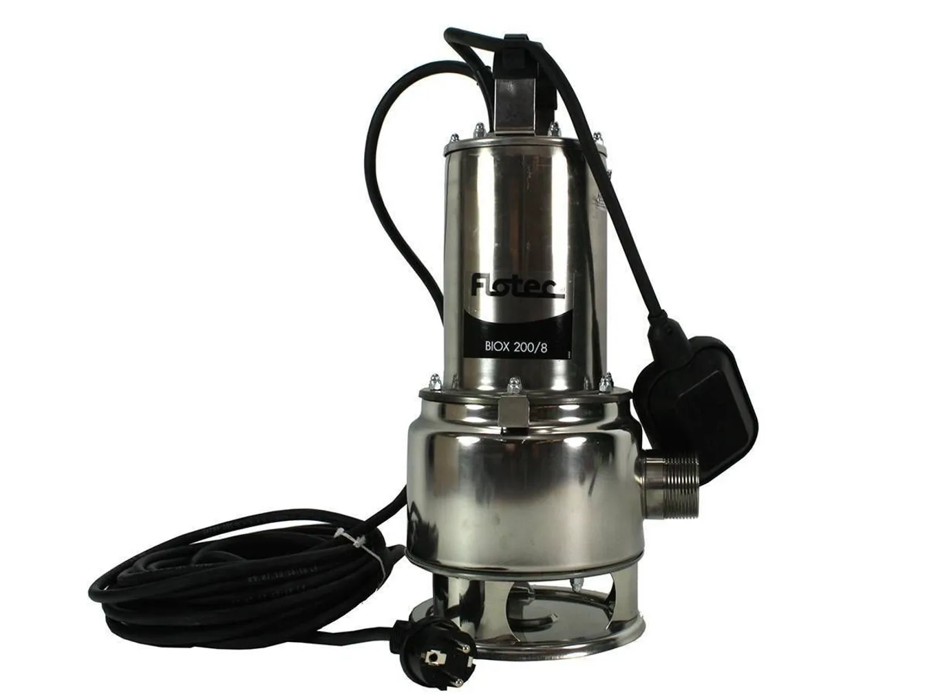 TÜHJENDUSPUMP NOCCHI FLOTEC BIOX 200/8 900W 15000L/H 7/8M FEKAALVEELE