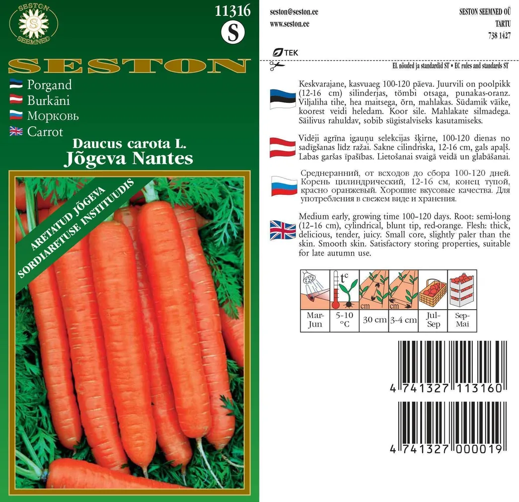 SEEMNED SESTON SEEMNED PORGAND "JÕGEVA NANTES"