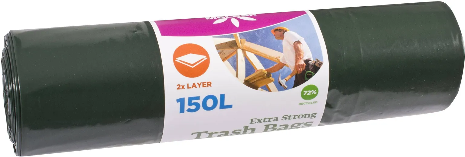 EHITUSPRÜGIKOTT MCLEAN EXTRA 150L 5TK RULLIS