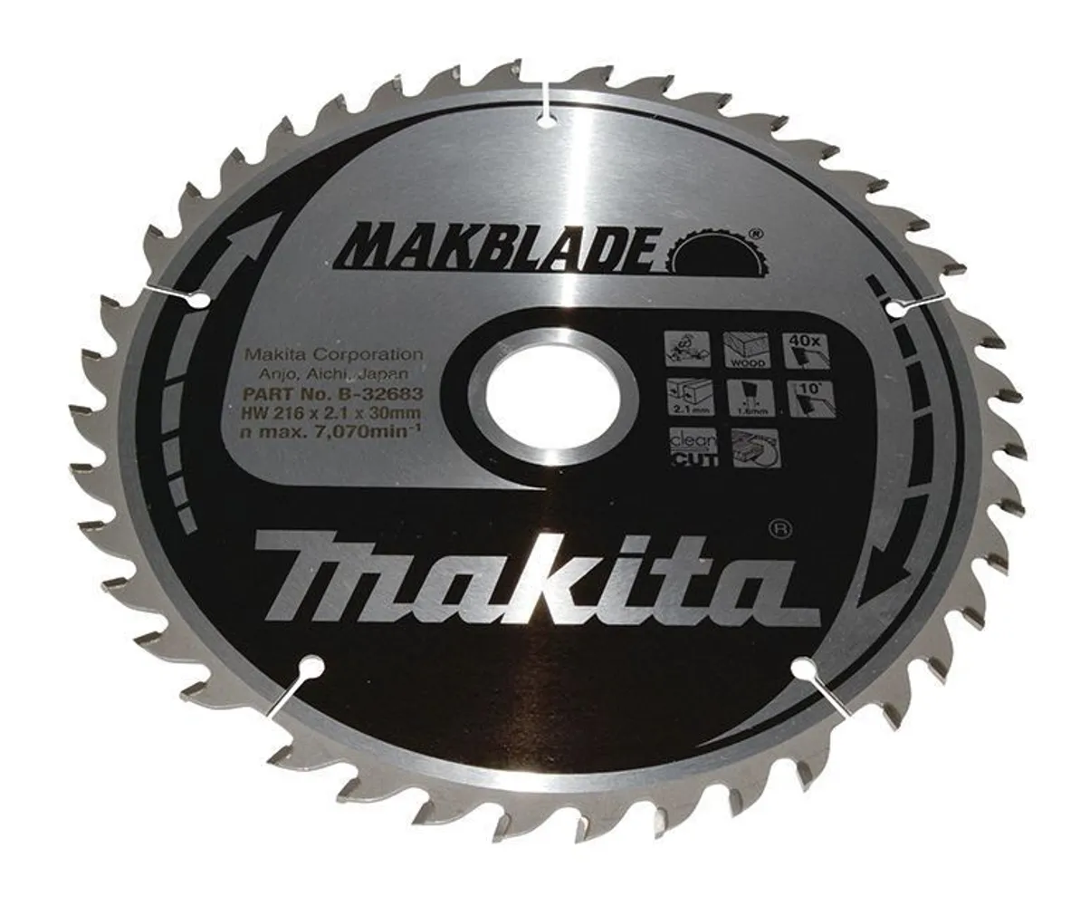 SAEKETAS MAKITA MAKBLADE 216X30MM T40