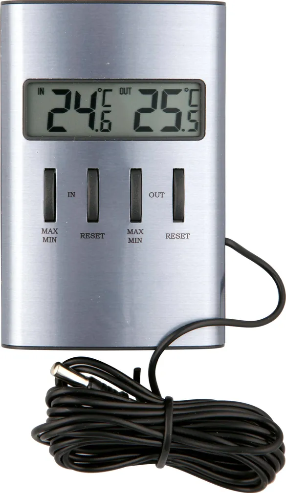 SISE-JA VÄLISTERMOMEETER DIGITAALNE METALL