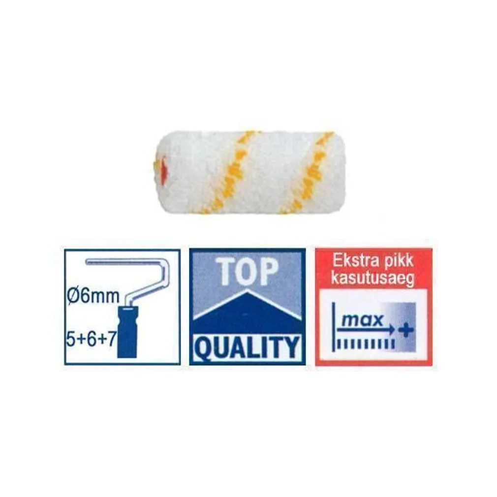 VÄRVIRULL KOL.TRIIP 15MM L 6CM K12MM