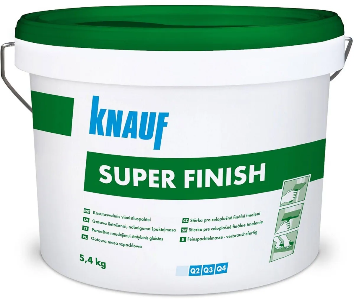 PAHTEL KNAUF SUPER FINISH UNIVERSAALNE KASUTUSVALMIS 5,4KG