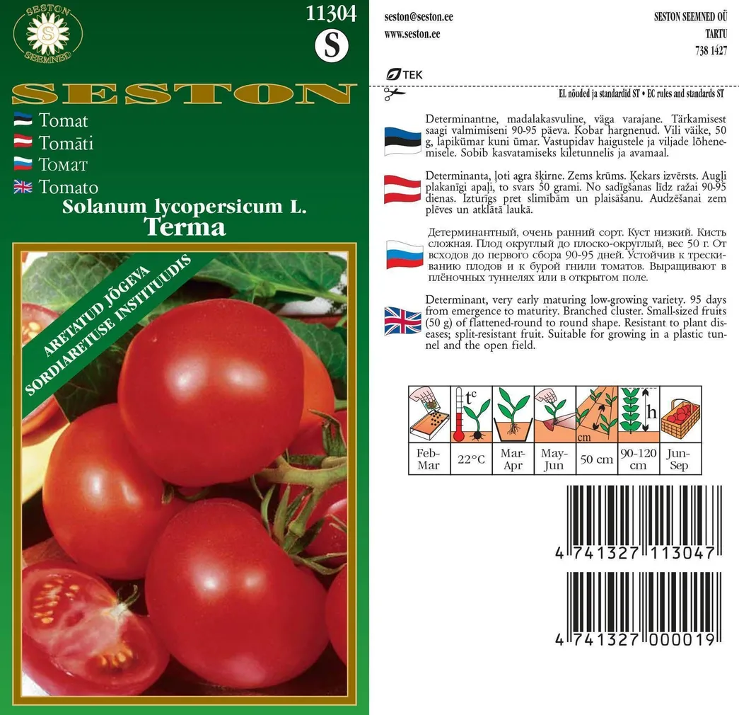 SEEMNED SESTON SEEMNED TOMAT "TERMA"