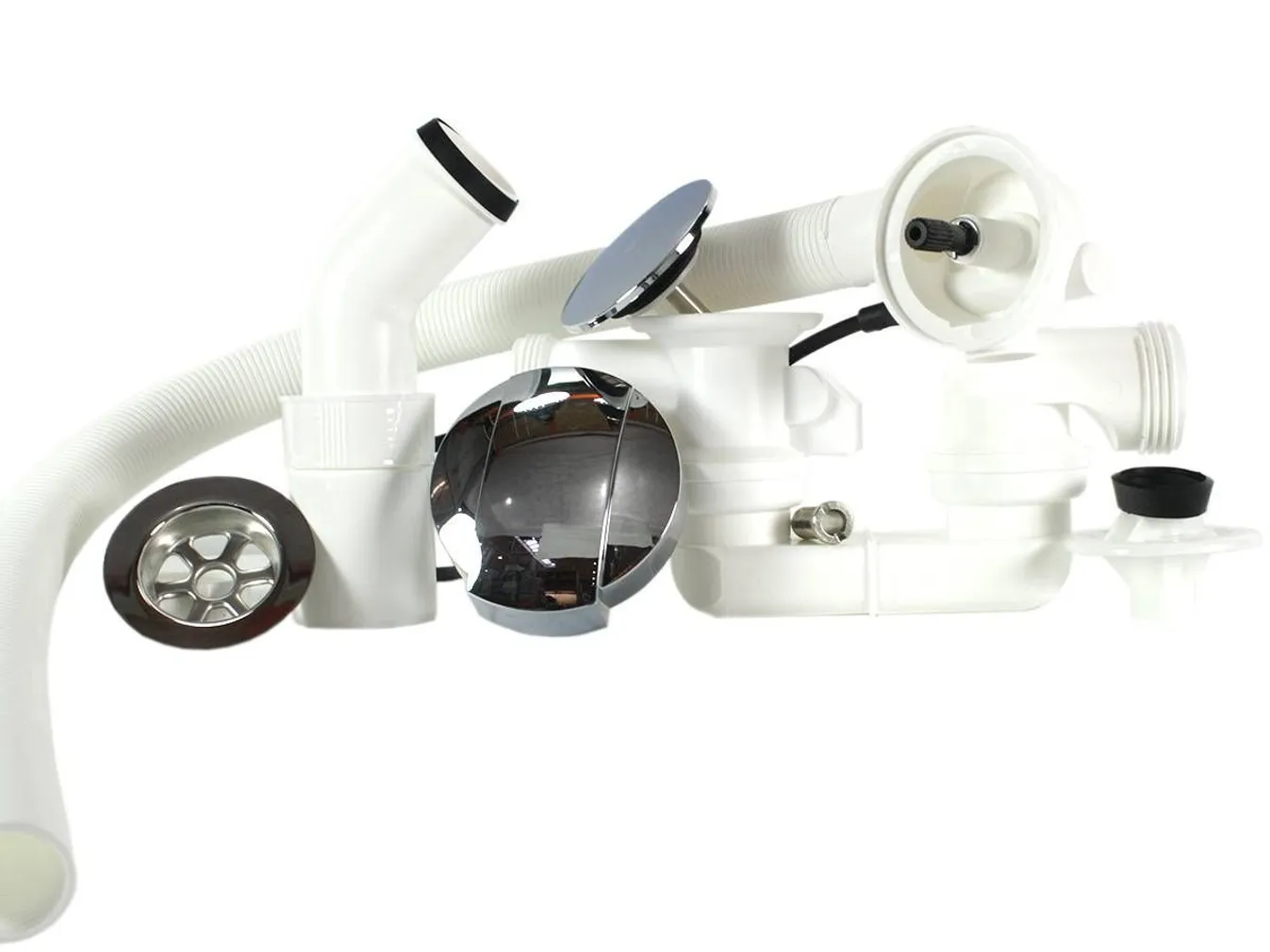 SIFOON VANNILE PESAGA 1 1/2"X40/50MM ÜLEJOOKS PÕHJAKLAPP