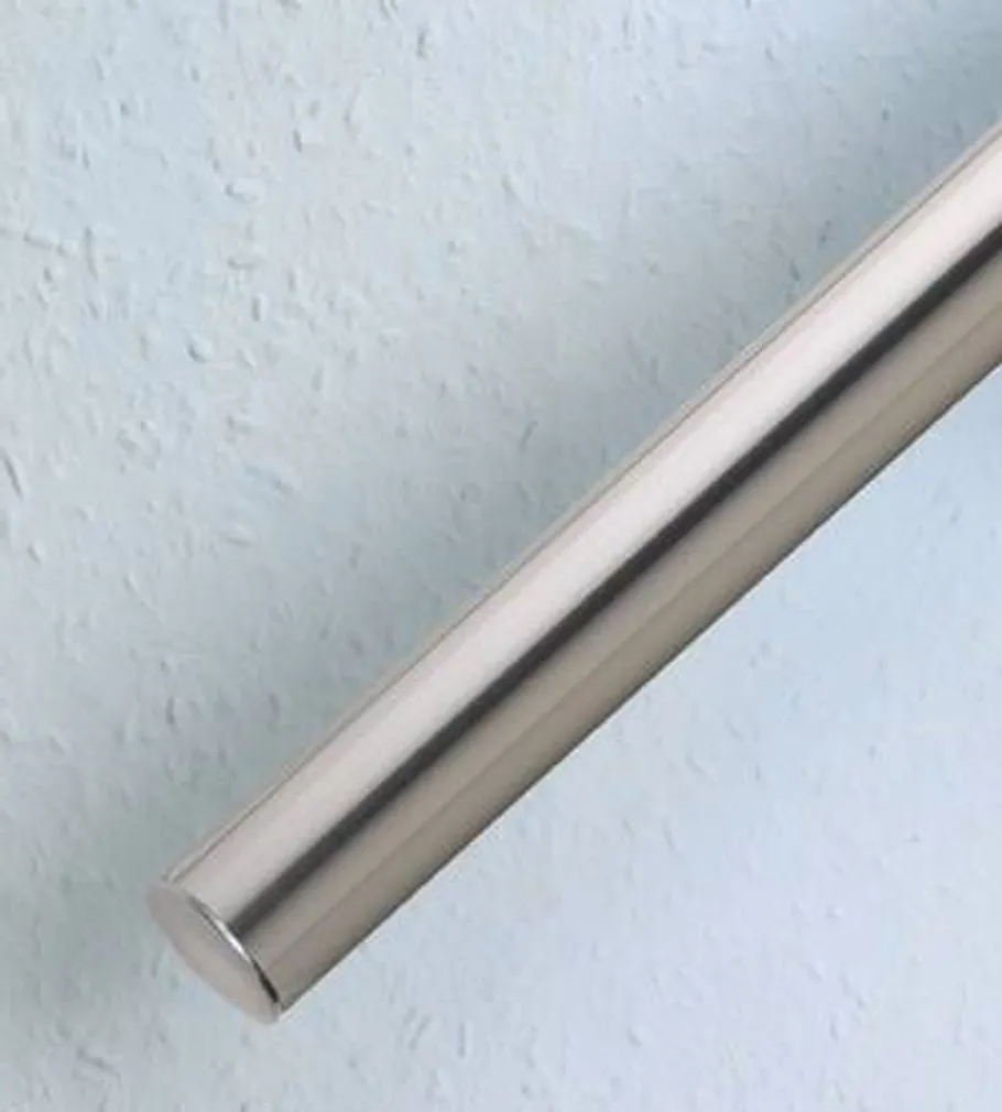 TREPIKÄSIPUU TORU 40MM 1,8M KROOM SATIIN