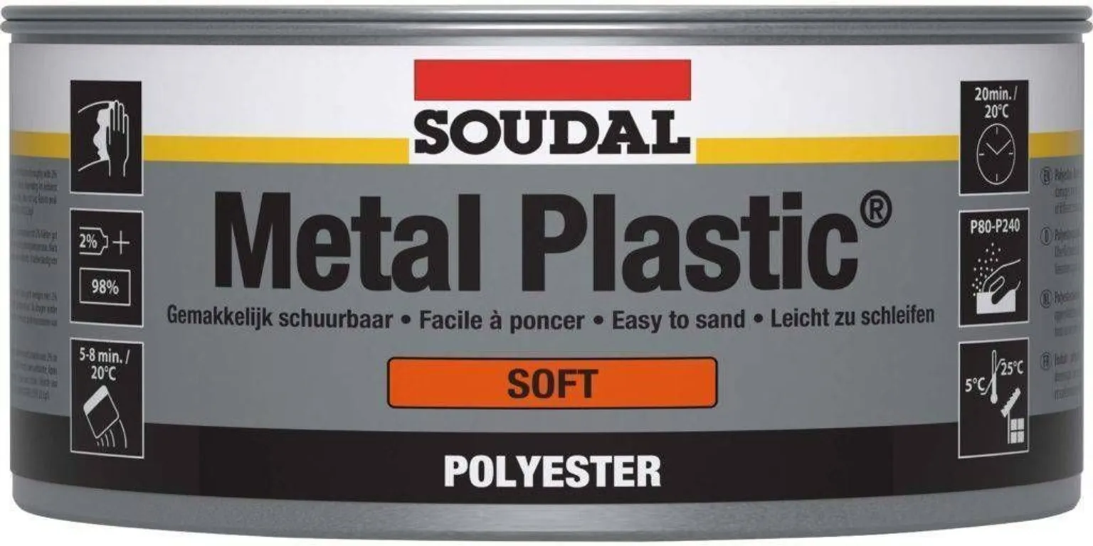 PAHTEL SOUDAL METAL PLASTIC SOFT 2KG (AUTO)