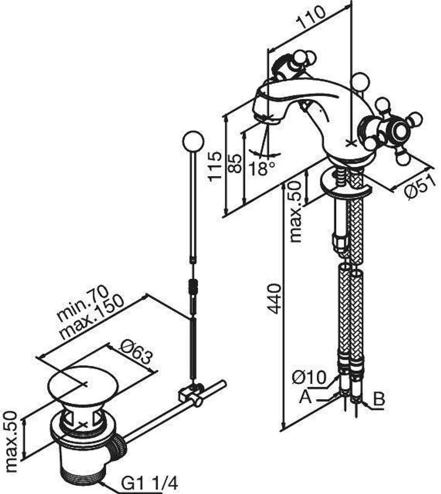 VALAMUSEGISTI DAMIXA TRADITION 3701000 PÕHJAKLAPIGA KROOM