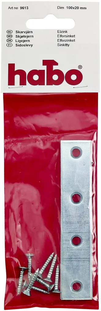 MÖÖBLIPLAAT 100X20 ZN 2TK 6212