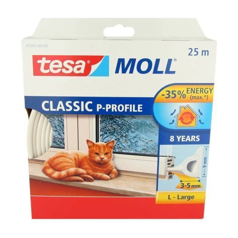 TIHEND-P 25 M X 9 X 5.5 VALGE