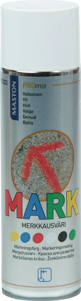 AEROSOOLVÄRV MARKER VALGE 500ML