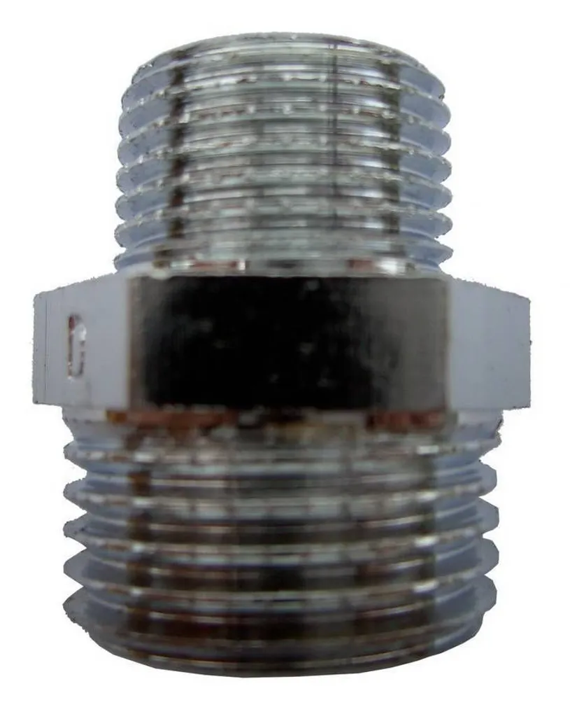 NIPPEL AHENEV KROOM 1/2"X3/8"VK