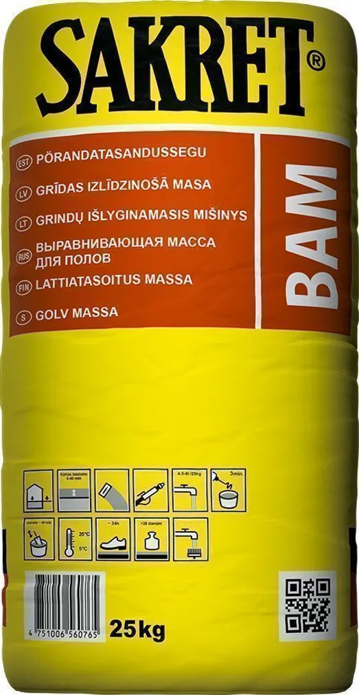 PÕRANDATASANDUSSEGU SAKRET BAM 3-40MM