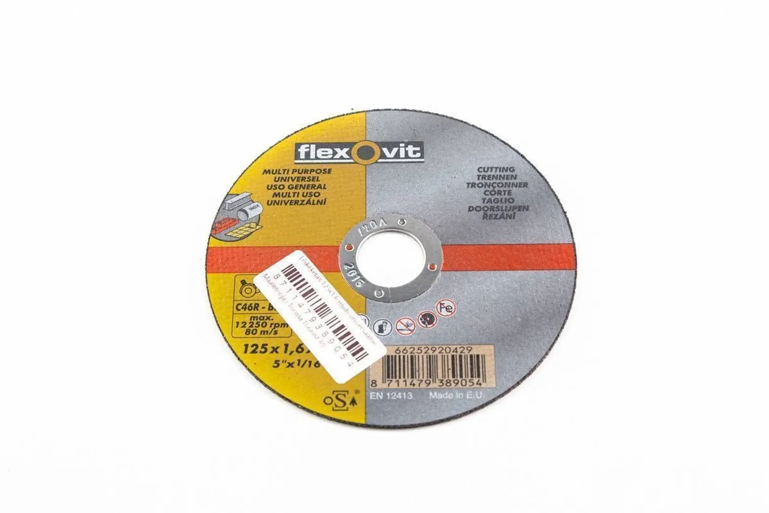 LÕIKEKETAS 125X1,6X22,2 UNIVERSAALNE