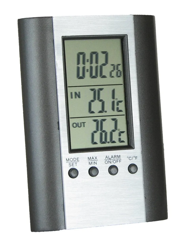 SISE-JA VÄLISTERMOMEETER DIGITAALNE PROVENCE + KELL