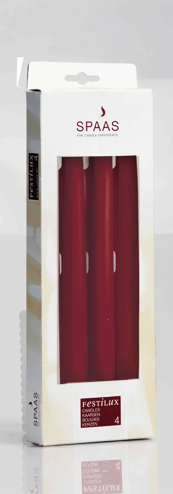 ANTIIKKÜÜNAL SPAAS 25CM 8H BORDOO 4TK PAKIS