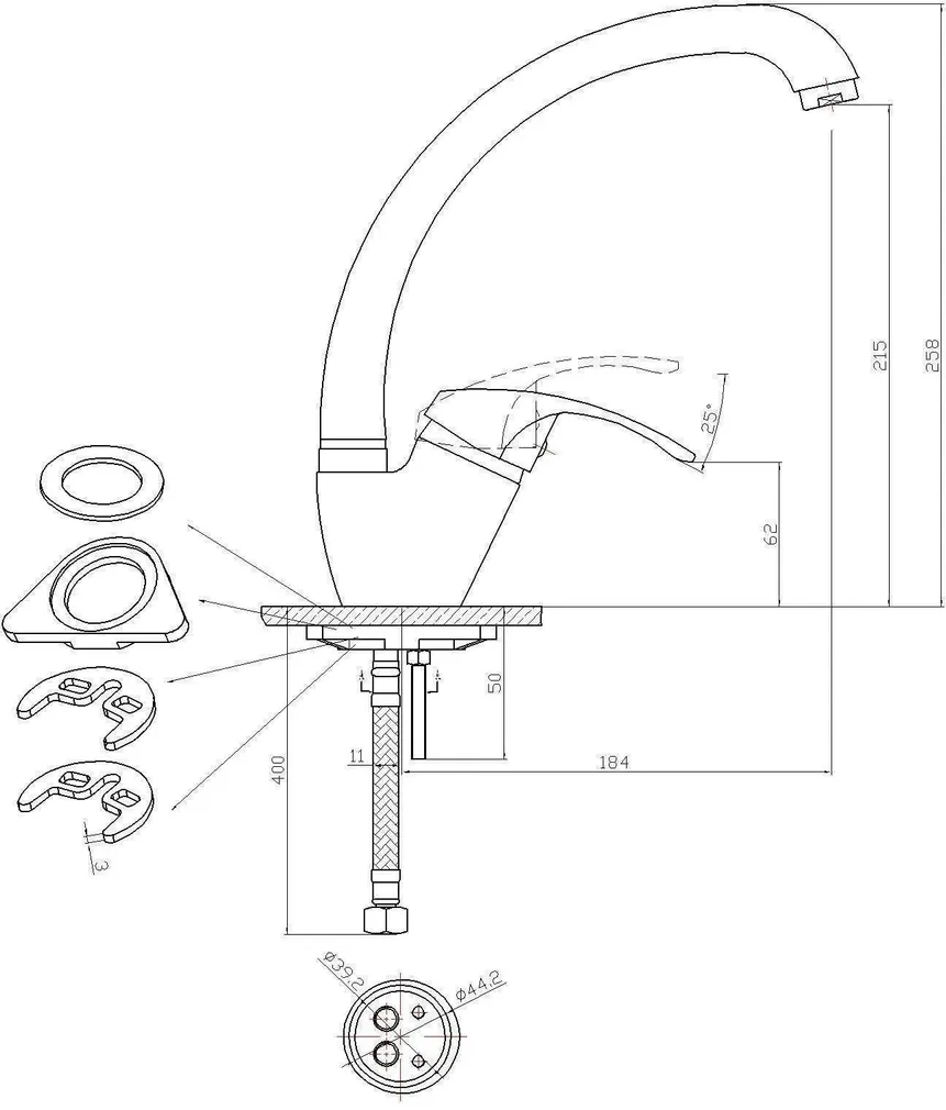 KÖÖGISEGISTI HARMA ARMONIE 1206C LUIGEKAEL KROOM