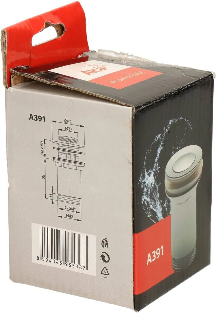 VALAMU ÄRAVOOLUPESA CLICK-CLACK ÜLEJOOKSUGA 1 1/4" KROOM