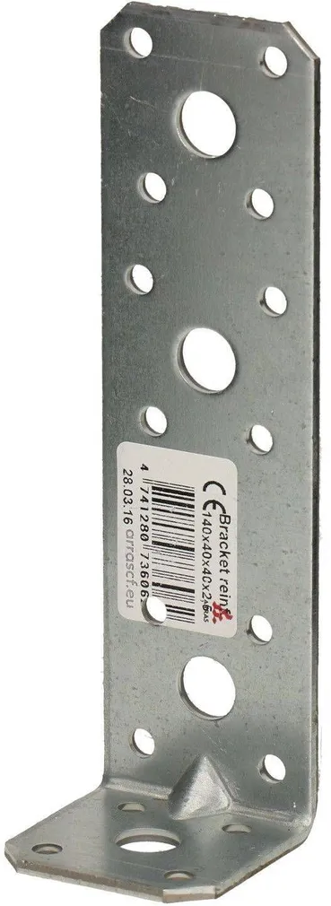 NAELUTUSNURK ARRAS 140X40X40X2,5 JÄIGASTATUD