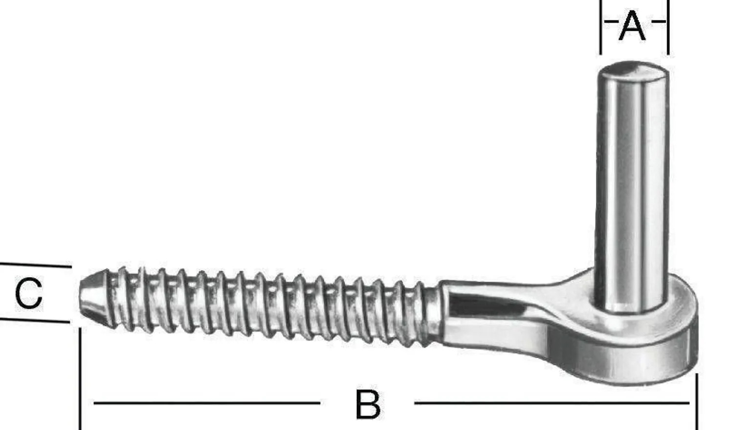 GARAAZIHINGE VASTUS 10X110X12MM KRUVIGA