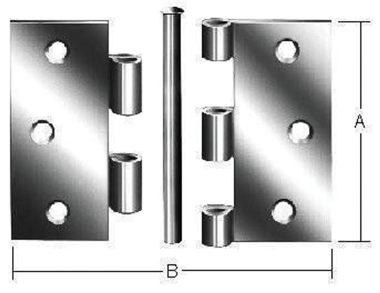 HING 60X60MM EKSTRA TUGEV