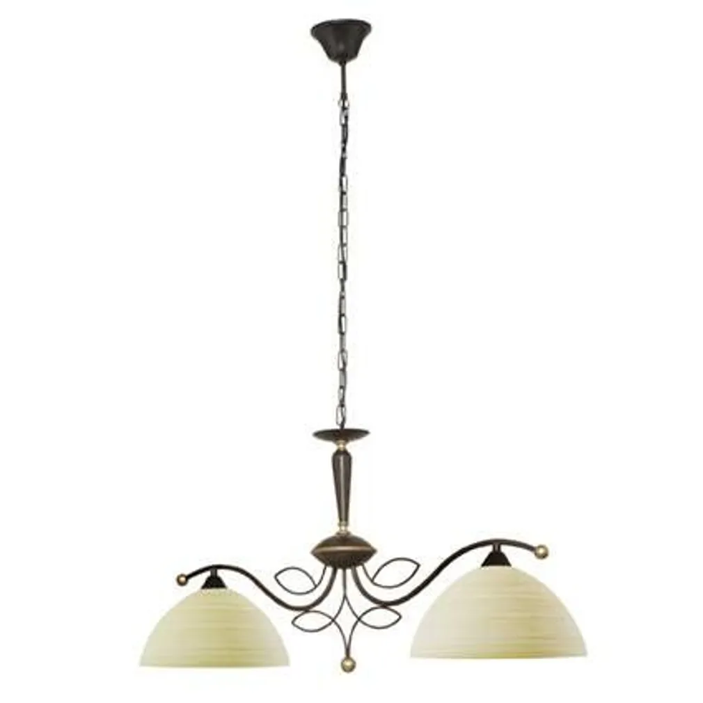 LAELAMP BELUGA 2-NE 60W E27 ANTIIKPRUUN/SHAMPANJA