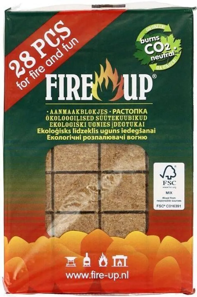 ÖKOLOOGILINE SÜÜTEBLOKK FIRE UP 28TK