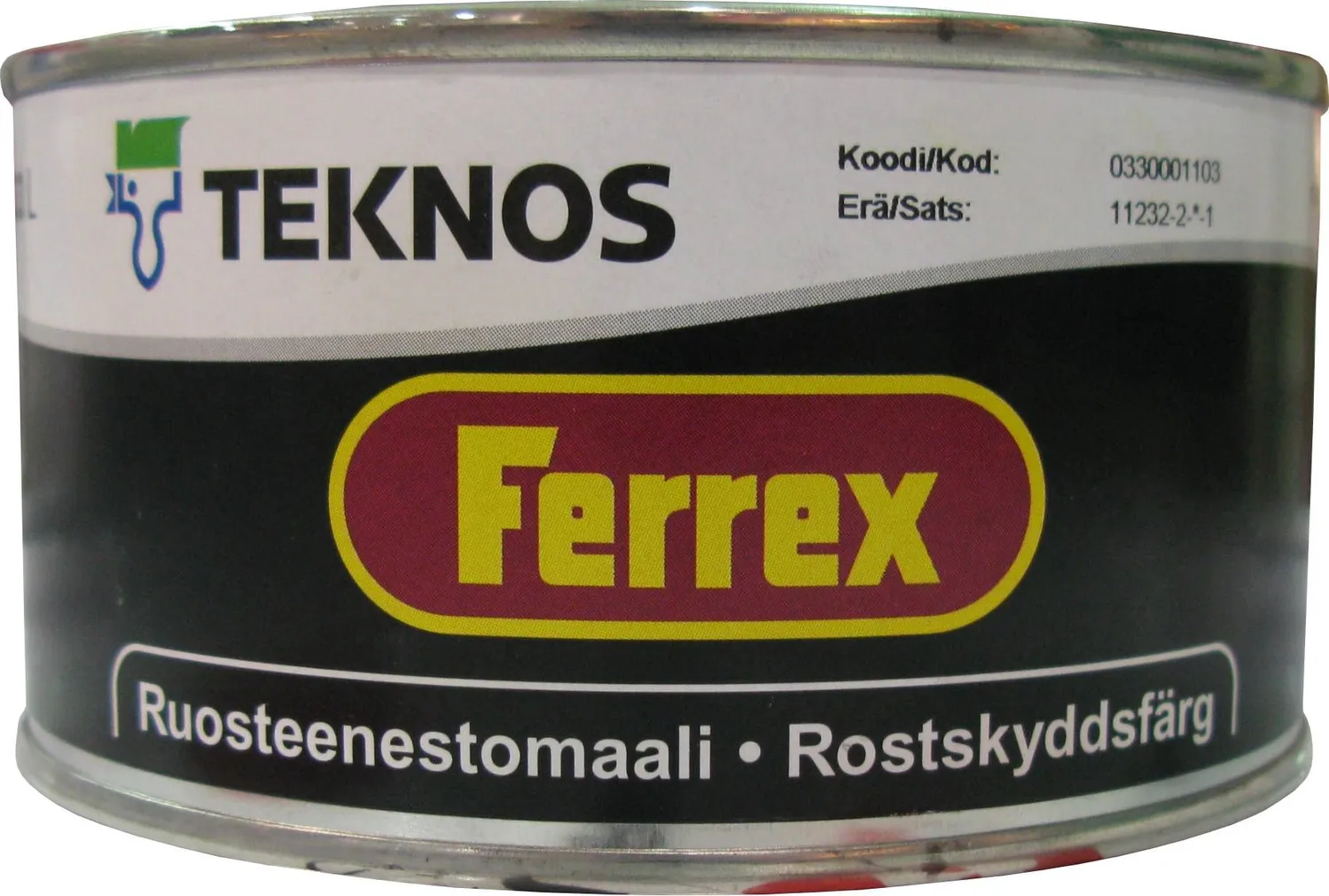 METALLIVÄRV TEKNOS FERREX 0,33L VALGE MATT