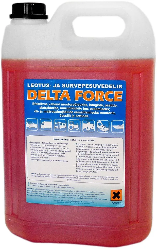 LEOTUS- JA SURVEPESUVEDELIK DELTA FORCE 5L
