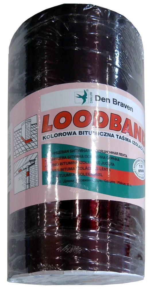 BITUUMENTEIP LOODBAND TUMEPUNANE 300MM 10M/RULLIS