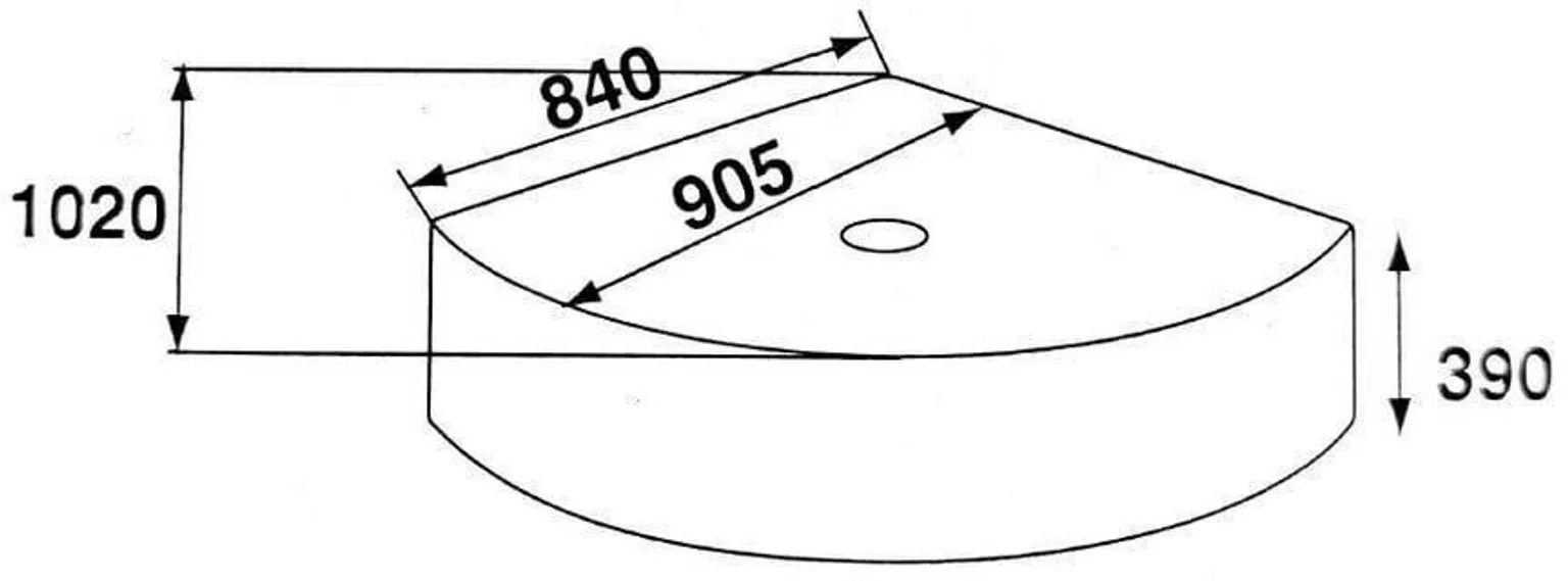 DUŠIALUS DUSCHY 982-01 KUMER 90X90X39CM SIFOON AKRÜÜL