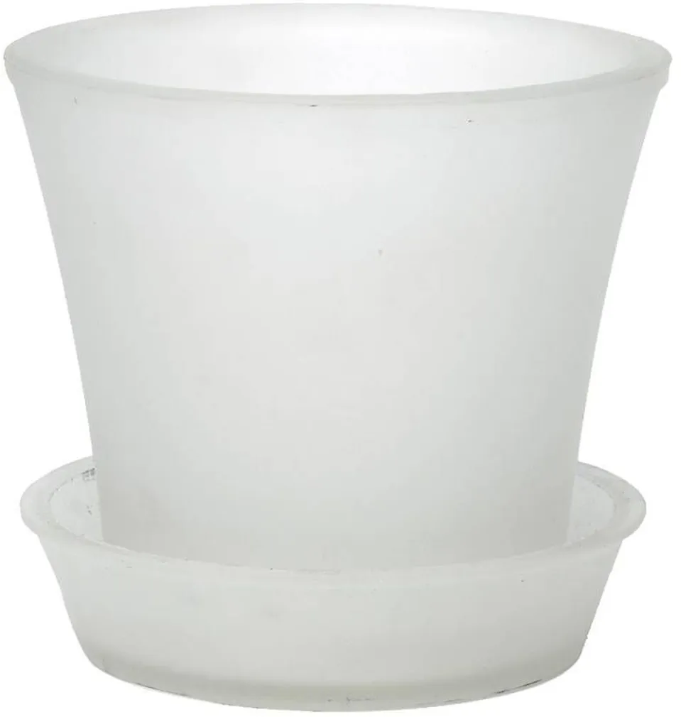 ORHIDEEPOTT MATTKLAAS VALGE Ø15CM H12CM