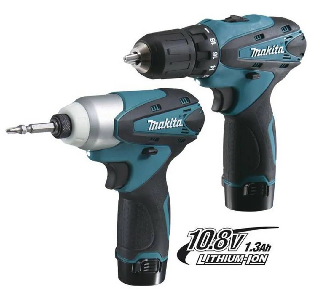 AKUTRELL JA AKULÖÖKKRUVIKEERAJA 10,8V 2X1,3 AH