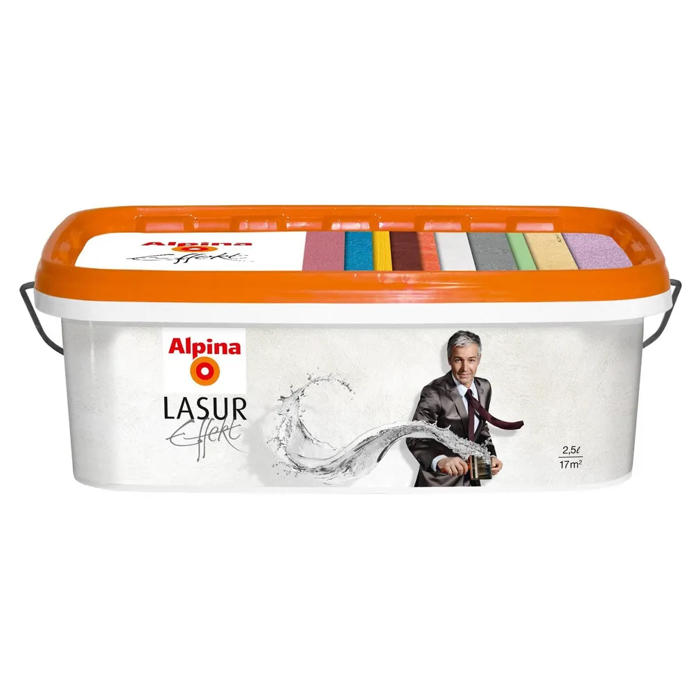 DEKORATIIVVÄRV ALPINA LASUR EFFEKT 2,5L HÕBEDANE