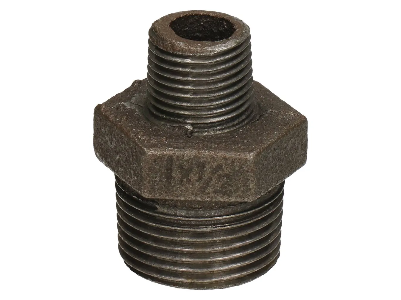 KAKSIKNIPPEL AHENEV MUST VK 1"X1/2"