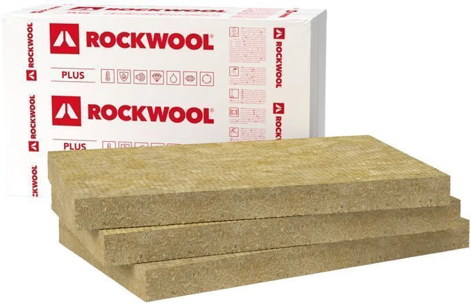 KIVIVILL ROCKWOOL ROCKMIN PLUS 1000X610X66MM 12TK/7,32M²
