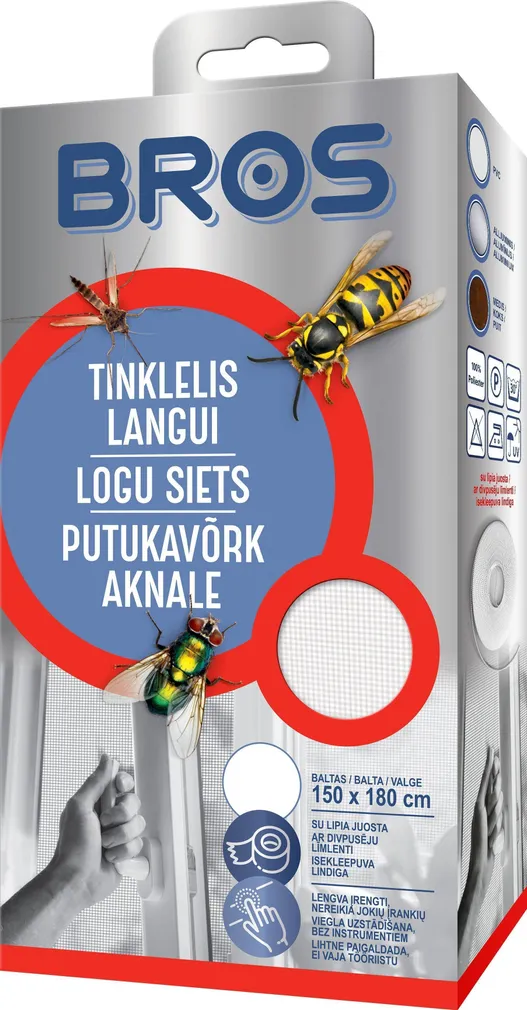 PUTUKAVÕRK BROS AKNALE 150X180CM
