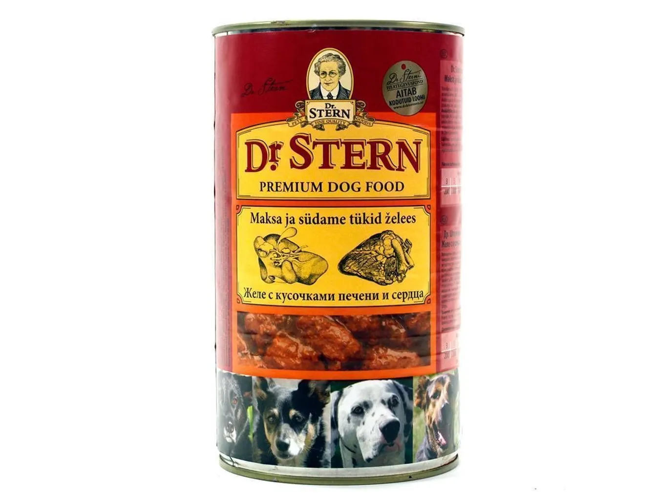 KOERAKONSERV DR.STERN MAKSA JA SÜDAME 1,25KG
